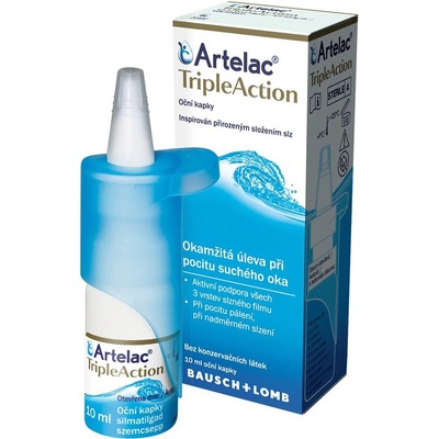 Bausch & Lomb oční kapky Artelac TripleAction 10 ml – Hledejceny.cz