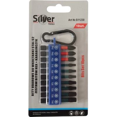 Pro-Tech shop Bity sada 10ks S2 v puzdre s karabínou 1/4" 67427
