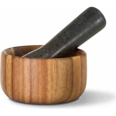 Adhoc Hmoždíř Taru, dřevo akácie/žula 11 cm
