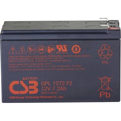CSB GPL1272F2 FR 12V 7,2Ah – Hledejceny.cz