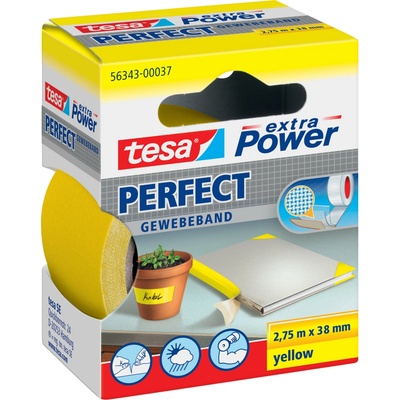 Tesa Extra Power Perfect 56343-00037-03 páska so skleným vláknom 2,75 m x 38 mm žltá 1 ks