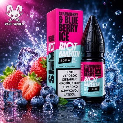 Riot Labs BAR EDTN Salt Strawberry Blueberry Ice 20 mg 10 ml