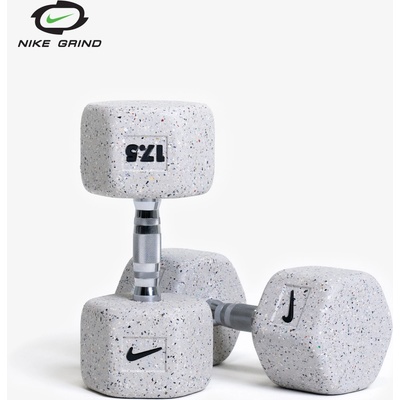 Nike HEX Grind Jednoruční činka 17,5 kg
