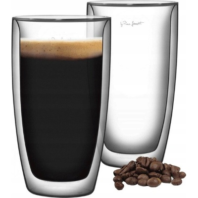 Lamart Sklenice na kávu a čaj s dvojitým dnem 2 x 230 ml