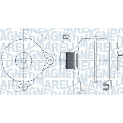 Generátor MAGNETI MARELLI 063731763010