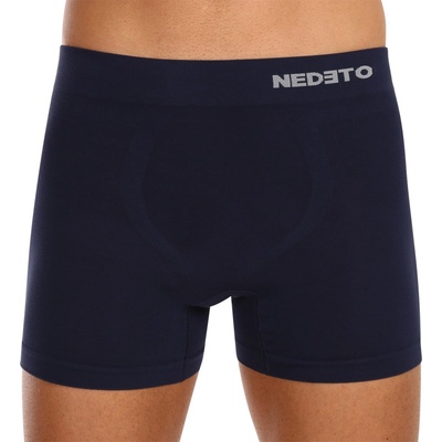 Nedeto pánské boxerky bezešvé bambusové modré NDTB002S – Hledejceny.cz