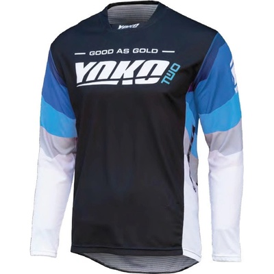 Yoko TWO čierna/biela/modrá