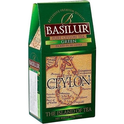 Basilur čistý cejlonský zelený čaj sypaný 100 g