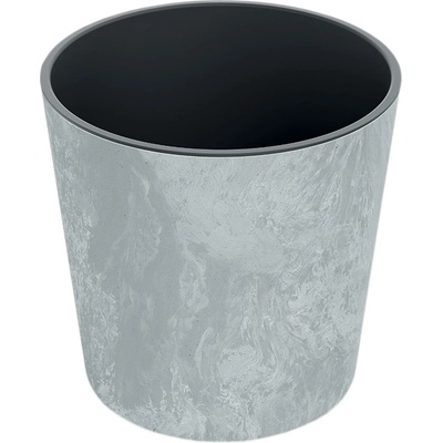 Prosperplast Květináč URBI ROUND EFFECT betonový 25 x 25 x 25cm