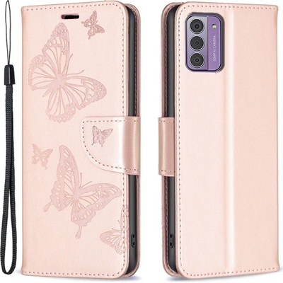 Butterfly knížkové na Nokia G42 - růžovozlaté – Hledejceny.cz