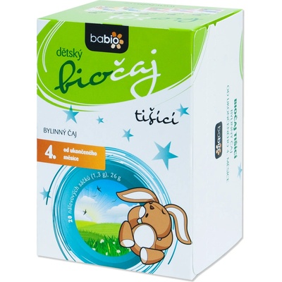 Goldi Bio čaj tišící BABIO 20 ks