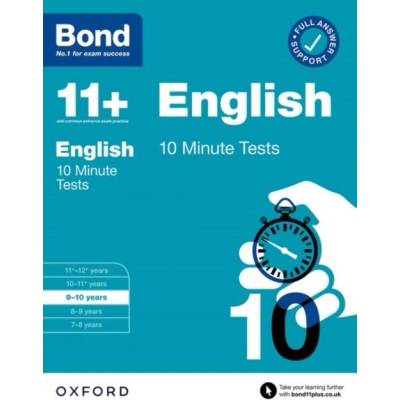 "Bond 11+: Bond 11+ 10 Minute Tests English 9-10 years" - "" ("Lindsay Sarah")(Paperback / softback)