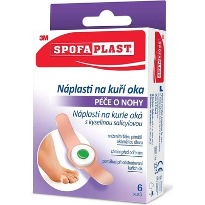 Spofaplast Kuří oka náplasti 57x19mm 6ks