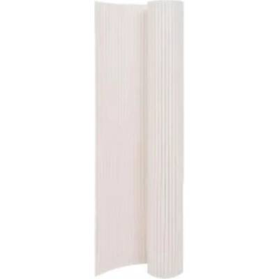 Oplocení z PVC odolného proti UV záření, bílý, 110 x 300 cm, šířka lamely 14