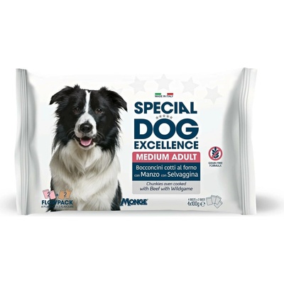 Monge Special Excellence Medium Adult hovädzie a zverina 4 x 100 g