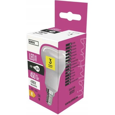 Emos LED žiarovka R50 reflector 6W, neutrálna biela, E14