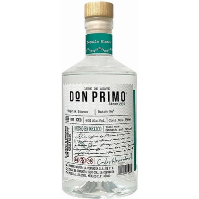 La Cofradía Don Primo Blanco 100% Agave 38% 0,7 l (holá láhev) – Hledejceny.cz