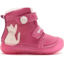 D.D.step zimné barefoot topánky W- Hot Pink