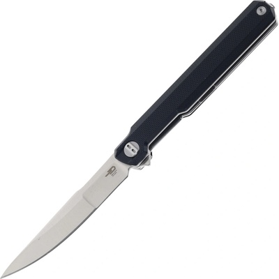 Bestech DUOZ 14C28N Satin with black G10 handle BG65A
