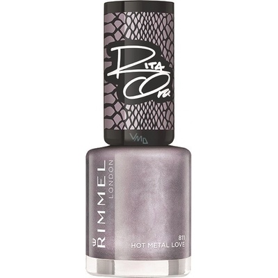 Rimmel London 60 Seconds Chameleon Colour by Rita Ora lak na nechty 811 Hot Metal Love 8 ml