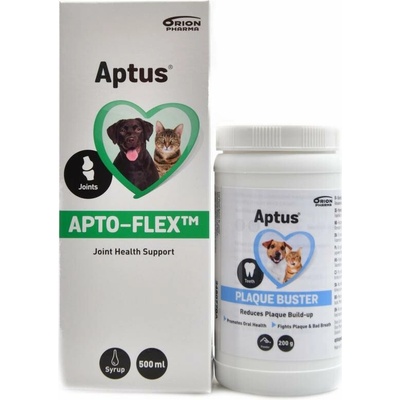 Aptus Apto-flex vet sirup 500 ml Aptus plaque buster 200 g – Hledejceny.cz