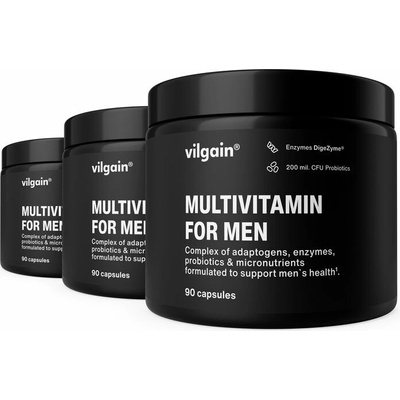 Vilgain Multivitamín pre mužov 3× 90 kapsúl