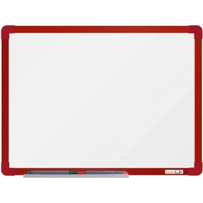 boardOK Magnetická tabule 60 x 45 červený rám