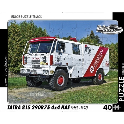 RETRO-AUTA TRUCK č.3 Tatra 815 290R75 4x4 HAS 1982-1997 40 dílků