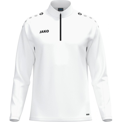 Jako One mikiná krátký zip bílá