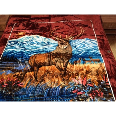 Ekvádor deka španělská LOS 2323 vínová 200x240