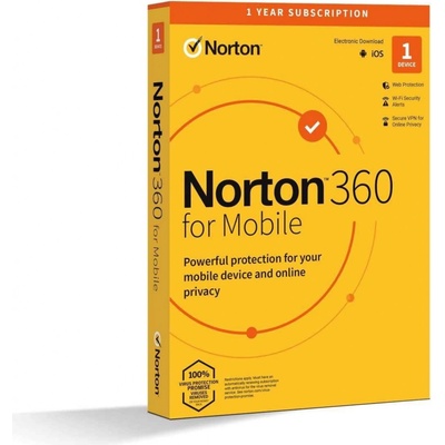 Norton 360 MOBILE 1 lic. 1 rok (21426893)