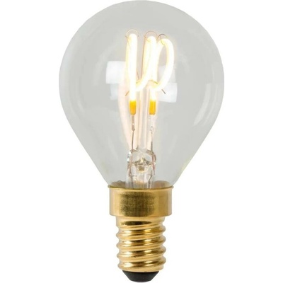 Lucide P45 Filament bulb D4,5 cm LED Dim. E14 1x3W 2700K Transparant 49046/03/60