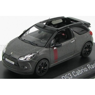 NOREV CITROEN DS3 CABRIOLET RACING 2014 MATT GREY 1:43