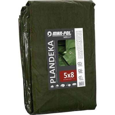 Pro-Tech shop Krycia plachta 5x8m hrubá zelená 120g/m2 66010