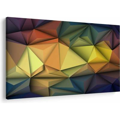 Obraz - Polygonálna 3D abstrakcia, jednodielne 150x100 cm