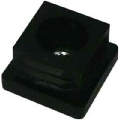 Zátka čtvercová 30 x 30 mm M8 kovový závit černá