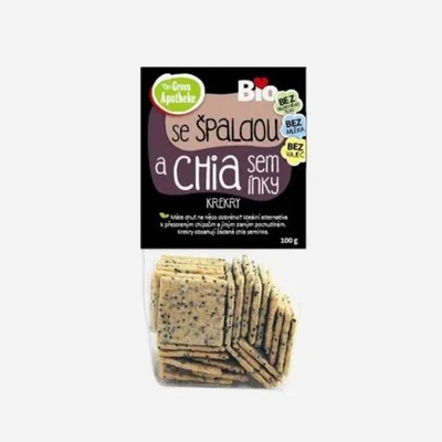 Green Apotheke Krekry špaldové BIO chia 100 g