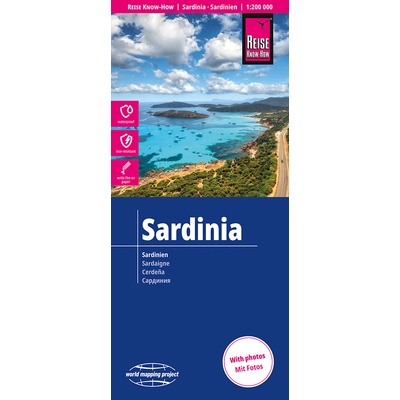 Sardínie (Sardegna) 1:200.000 mapa RKH – Hledejceny.cz
