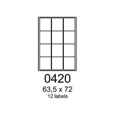 Rayfilm R01000420A biele A4 100 list.