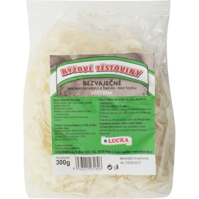Lucka ryžové cestoviny vretena 300 g