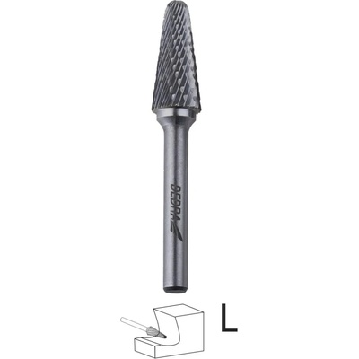 DEDRA-EXIM Kónická fréza DEDRA 07F682 L12x28mm, stopka 6mm