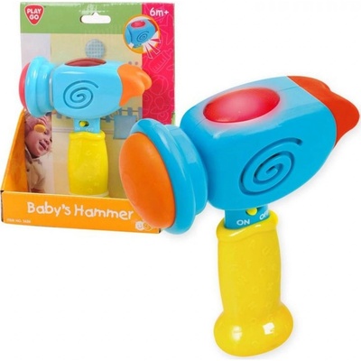 Playgo Veselé kladivo se zvuky červené