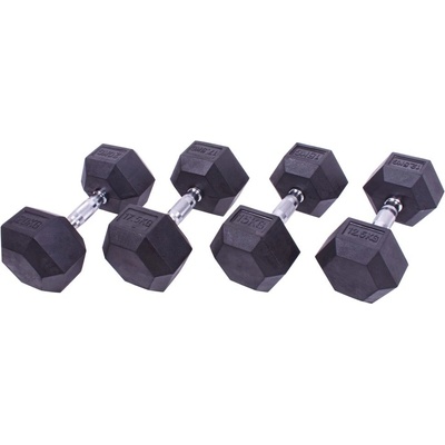 Sportago Hexagon Sada činek 12,5 + 15 + 17,5 + 20 kg