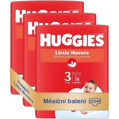 Huggies Ultra Comfort Mega 3 3× 234 ks