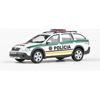 Škoda Octavia II Scout 2007 1:43 ABREX Polícia 1:43ABX-01:1:XA
