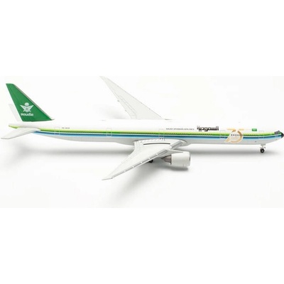 Herpa B777-368ER Saudi Arabian Airlines 75 Years 1945-2020 Retro Colors 1:500