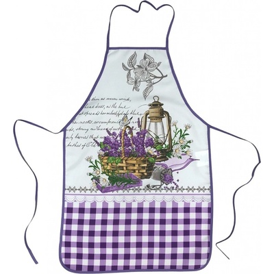 Praktik Textil zástěra Levandule motýl