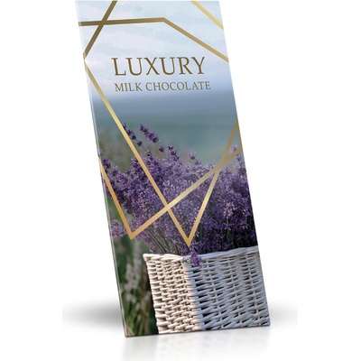 Selllot Luxury Mléčná s mandlemi a malinami levandule 175 g