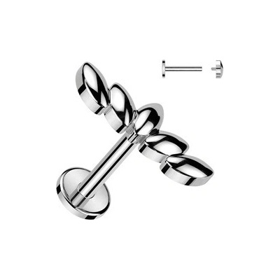 Šperky4U piercing do brady labreta cartilge LB1118-1208
