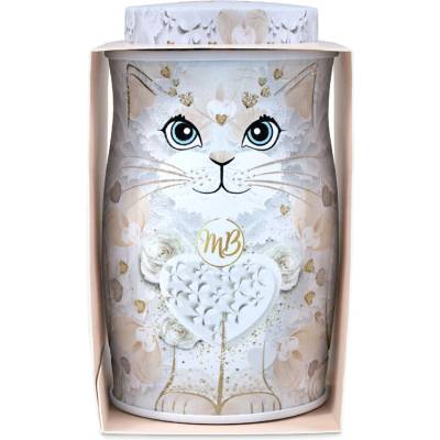 Monty Bojangles Čokoládové lanýže dóza kočka White Rose 36 g